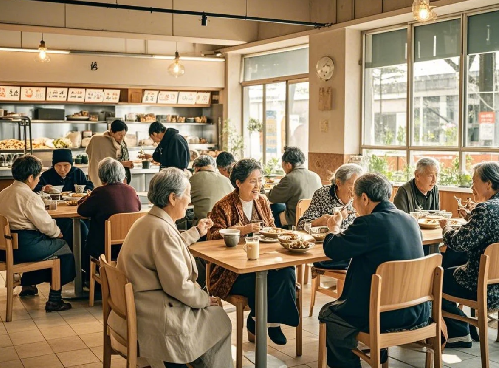 郑州餐饮策划：银发社交新场景，社区食堂的3个百亿级盈利点